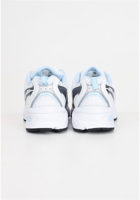 White, light blue and gray men's and women's sneakers MODEL 530 NEW BALANCE | MR530RAWHITE